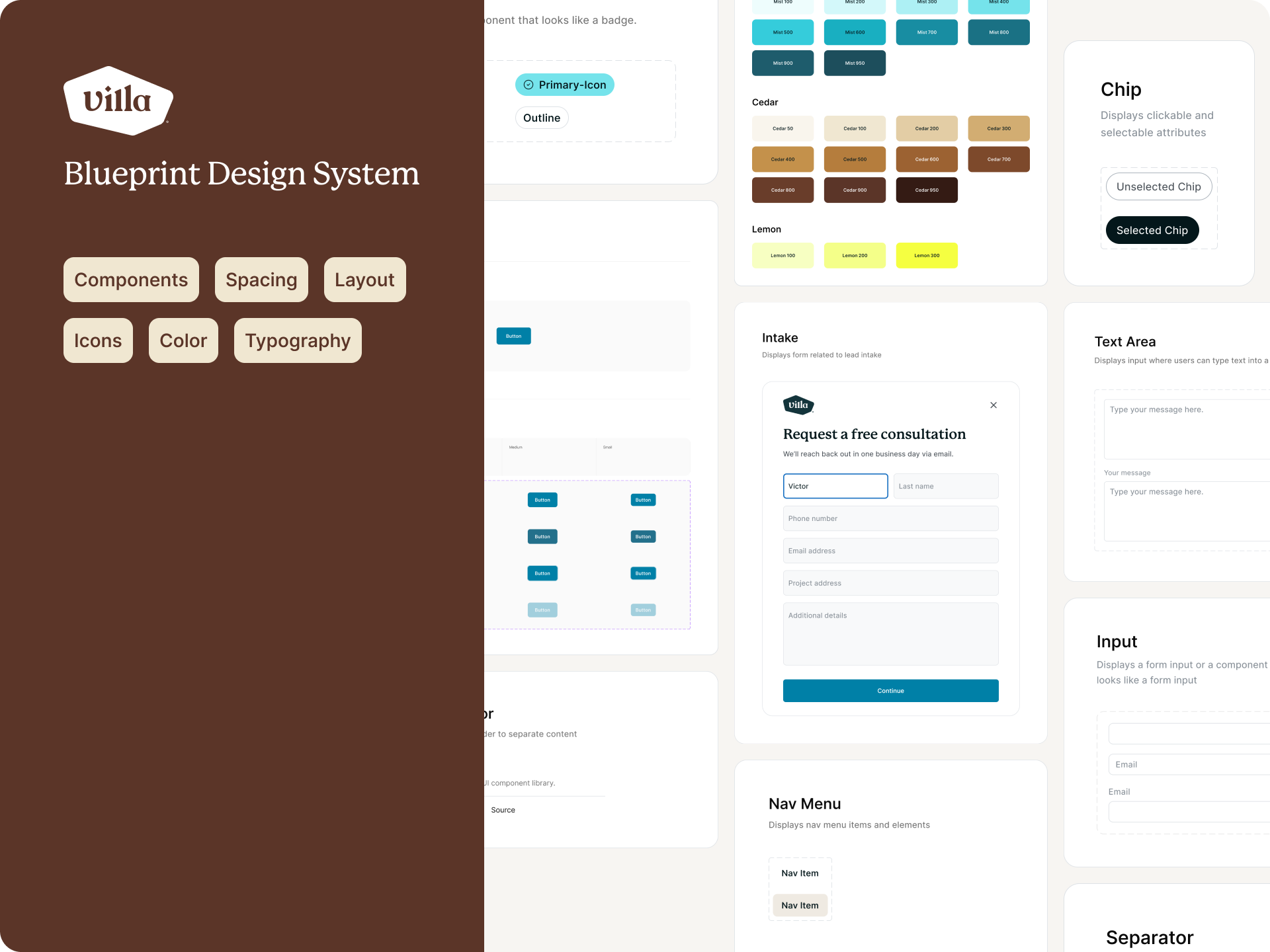 Villa Design System
